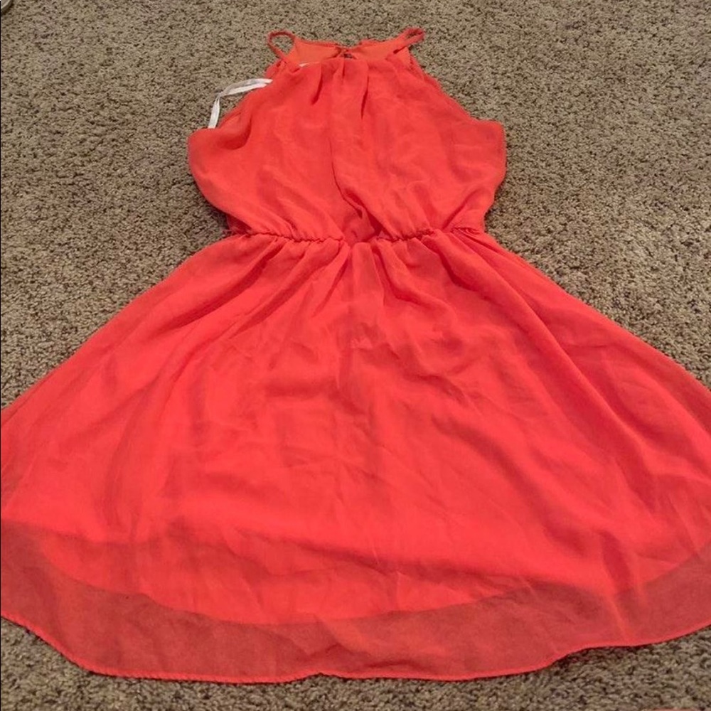 Coral dress